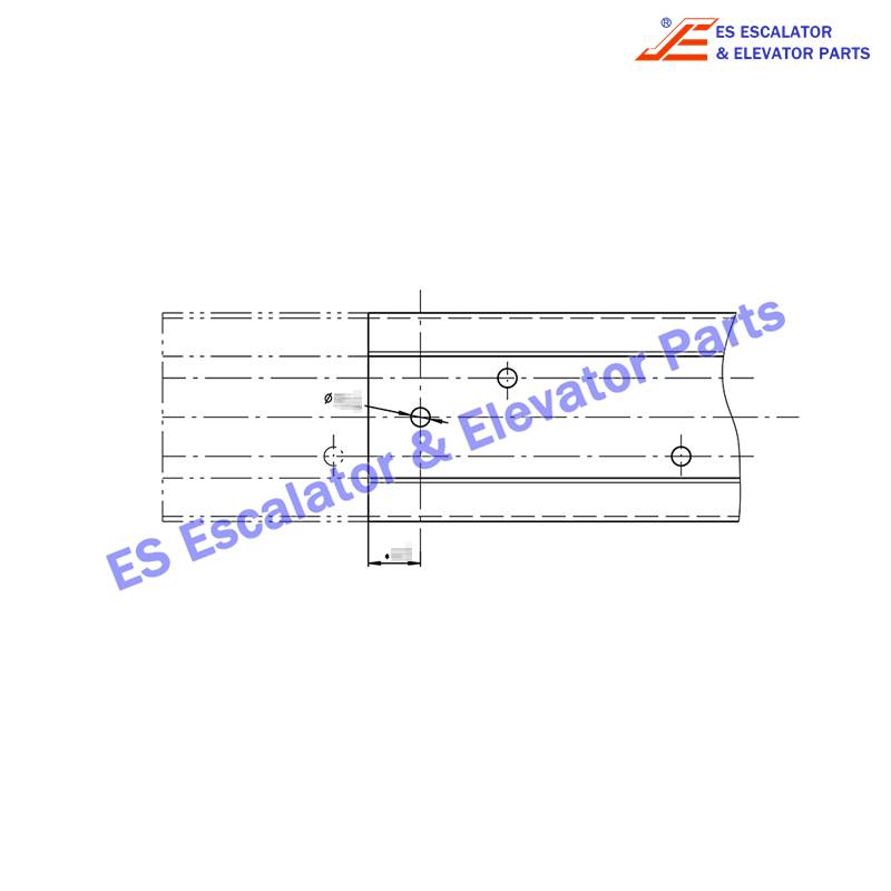 DEE2758674 Escalator Curved Section Bottom B11DEG ECO3000 B11 X220 Y2735 L3150-FEP02G Use For Kone