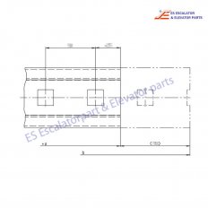 KM5051223 Escalator Handrail Guide