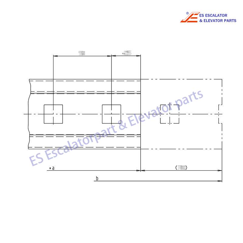 KM5051223 Escalator Handrail Guide 35-2 TOP Use For Kone