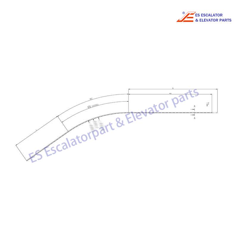 KM5051223 Escalator Handrail Guide 35-2 TOP Use For Kone