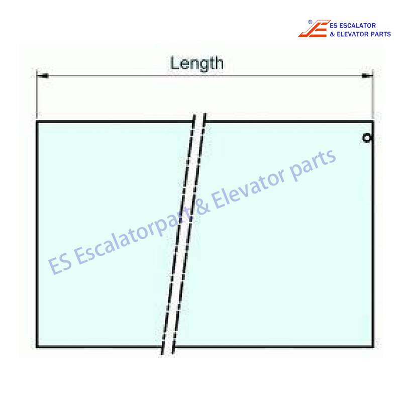 SMV405673 Escalator Glass Plate 9300AE ET L=COM Use For Schindler