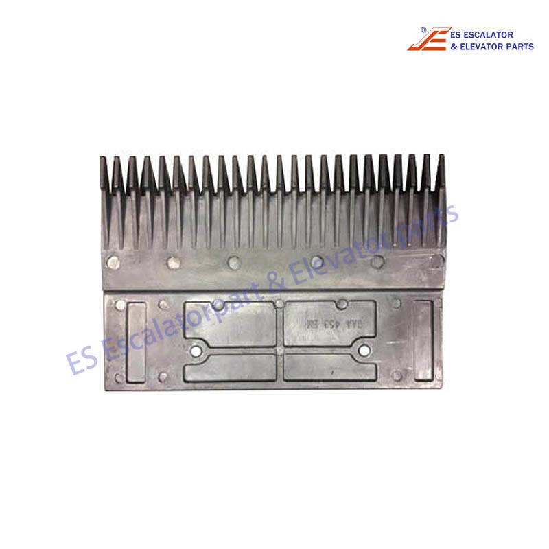GAA453BM Escalator Comb Plate 24 Teeth Aluminium Plastic Use For Otis