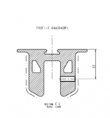 DAA402FX10 Escalator Handrail Guide