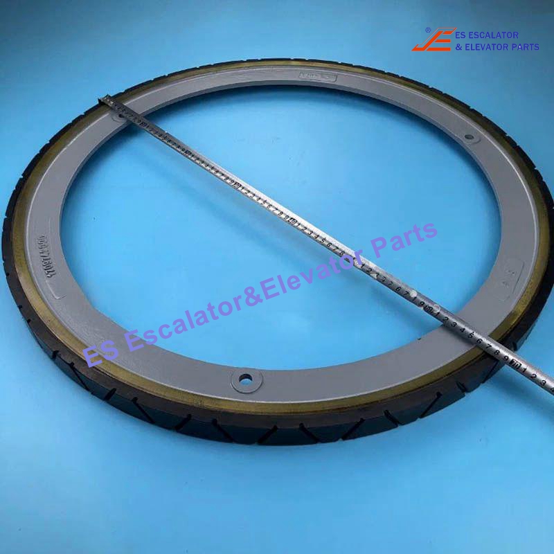 1709749000 Escalator Handrail Friction Wheel  668*34*555mm Handrail Friction Wheel  WIth Groove Use For Thyssenkrupp