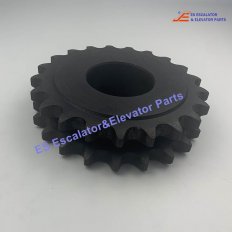 XAA195Z5 Escalator Double Strand Roller Chain Sprocket