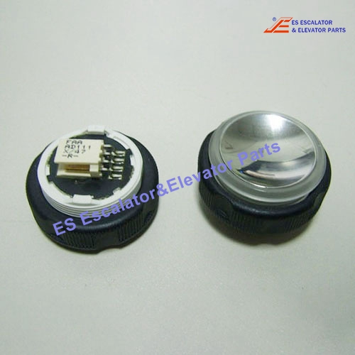 FAA25090A113 Escalator Push Button White Light Polished Stainless Steel Use For Otis