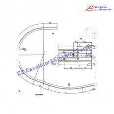 XAA402AMS1 Escalator Returen Rail