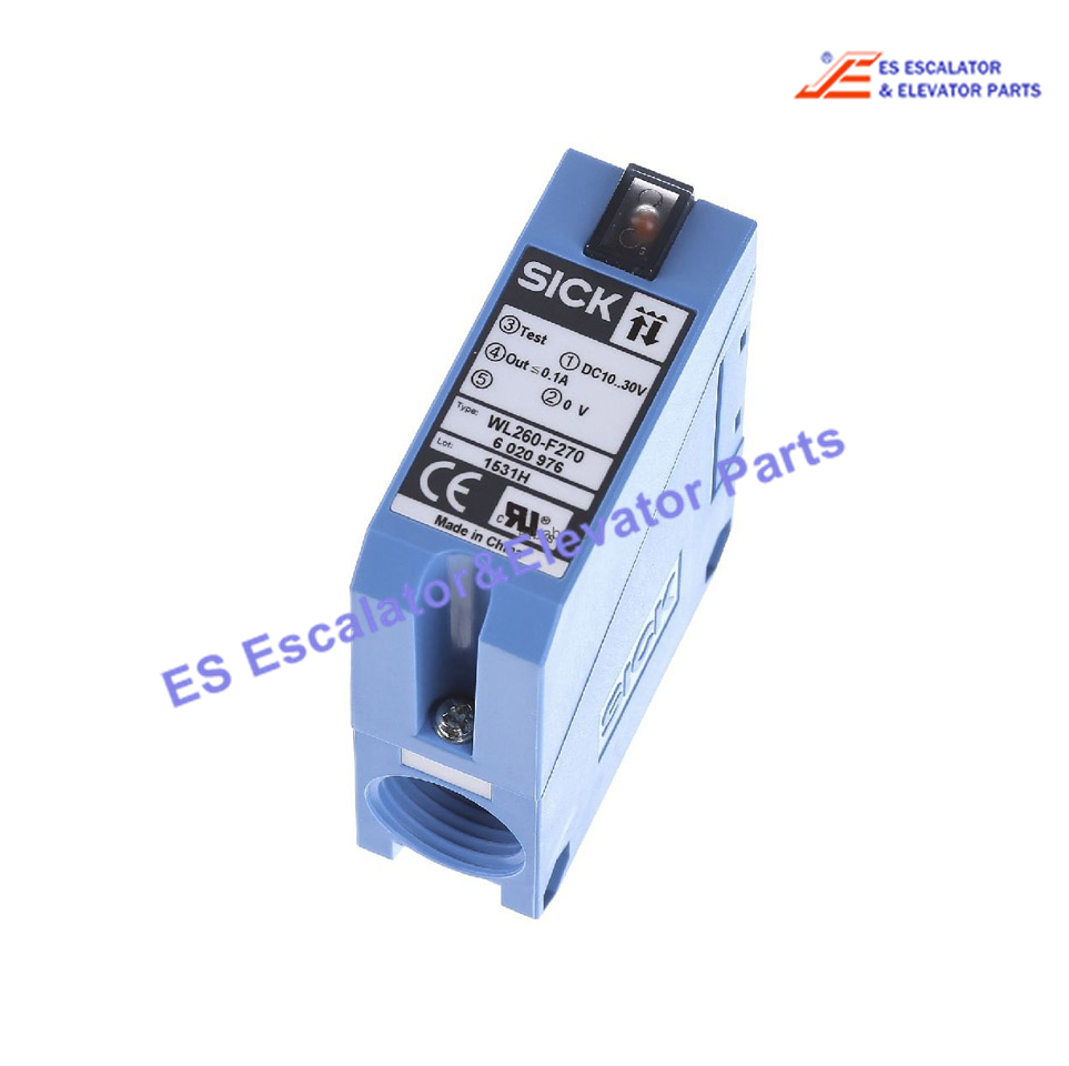 WL260-R270 Elevator Photoelectric Sensor   Retroreflective 11 m SPDT Relay 12 V To 240 V Use For Other