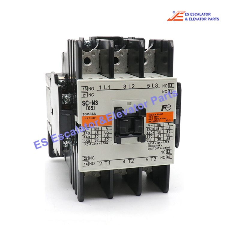 SC-N3 Elevator Contactor  AC380-440V 30KW Inductor  AC220V 50HZ 2a2b Use For Other
