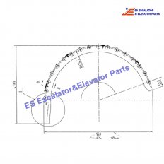 <b>XAA402TS Escalator Return Track Assembly</b>