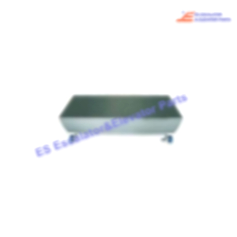 SDS319932 Escalator 1000mm Step 1000mm Aluminum Color NonPainted for 9300, 9300AE (Roller: Blue, OD: 76mm, Thickness: 25mm)