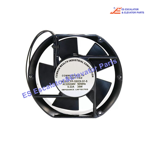 FP-108EX Elevator Fan 230/240V 35W 0.29A 50/60Hz Use For Other
