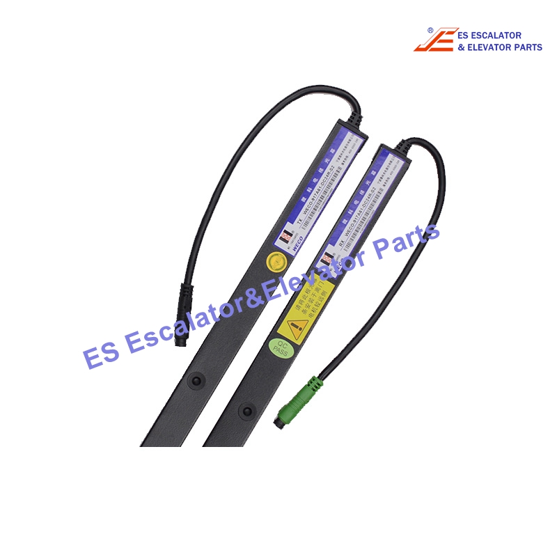 917A61-DC24R Elevator WECO Light Curtain  Light Curtain Set Receiver And Transmitter L=2000mm 24VDC 17-Diode Sets 35m Cable Without Controller Use For Other