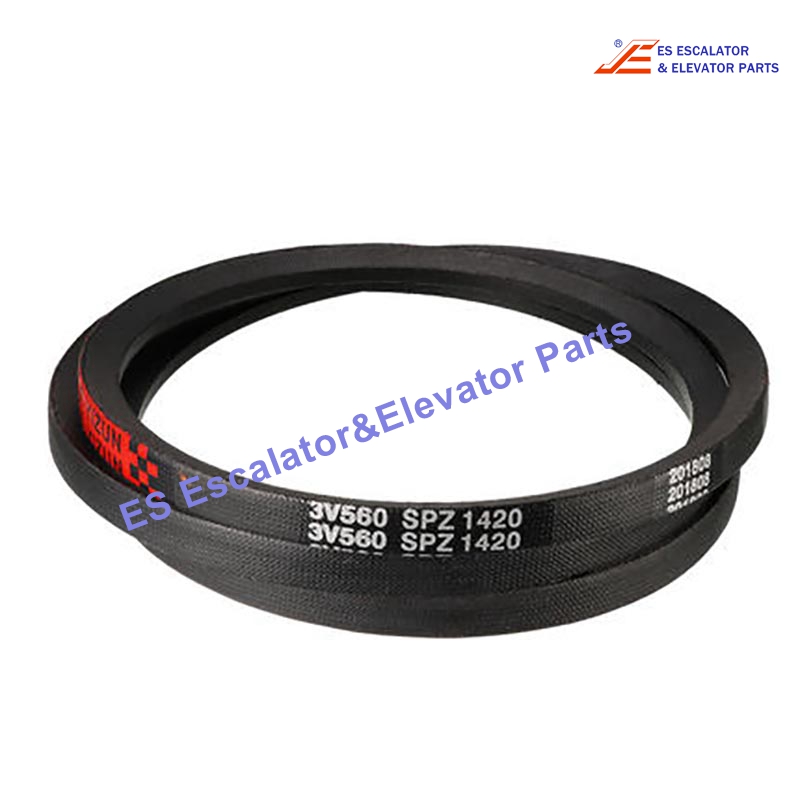 SPZ-1420 Escalator Wedge V-Belt  Length 1.42m Inside Length 1382mm Top Width 9.7mm Height 8mm Use For Other