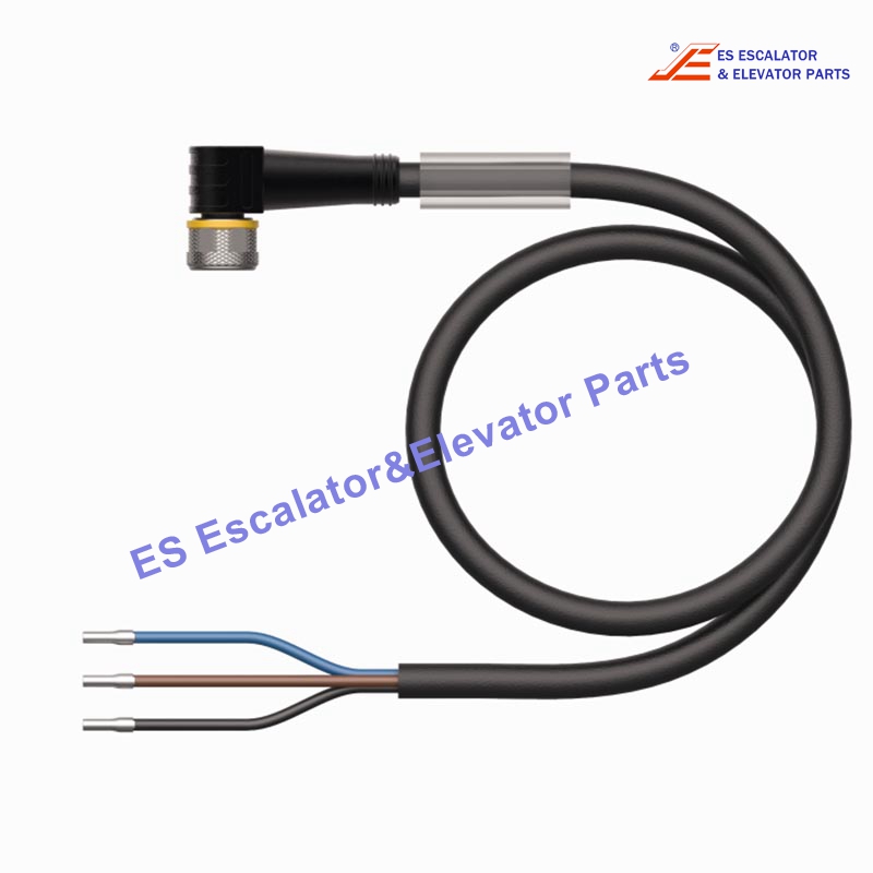 PKWV3M-2/TEL Escalator Actuuator Sensor Cable  Cable Length:2m 42X0.1mm Color:BN BU BK Rated Voltage:60V Test Voltage:500V Current:4A Use For Turck