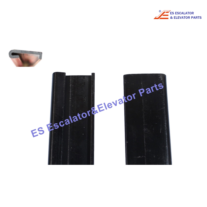 ASA00C435 B Escalator Handrail Guide Shape   Black HR Frame L=2000mm Use For Lg/Sigma