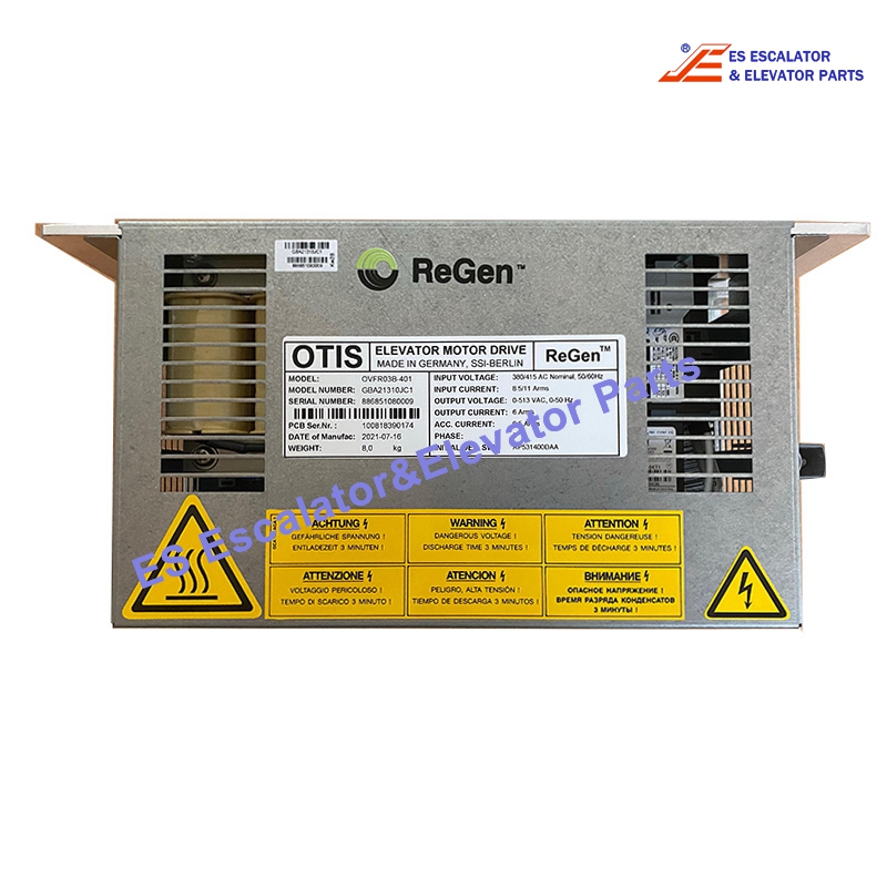 KDA21310AAX1  Elevator OVFR03B-401 ULTRA DRIVE  Ovf03b 630KG 380/415 AC 100818390174 Use For Otis