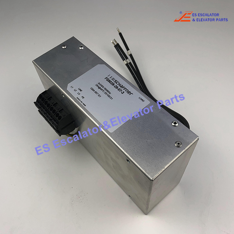 FS8028-28-07-3 Elevator SCHAFFNER  Special Filter  Schaffner EMC/EV24-1.5-02-4M5 DL-40EBX1/20ZBT1 3x530v 50/60hz Use For Other