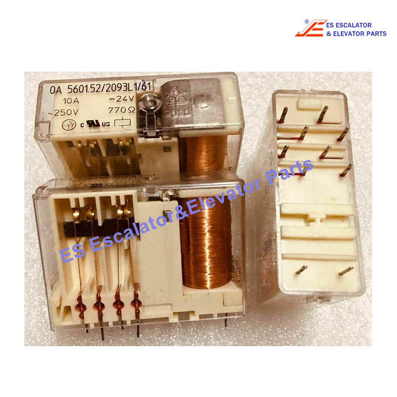 5601.52/2093L1/61 Elevator Relay 10 AMP 250 V 770-OHM Use For Other