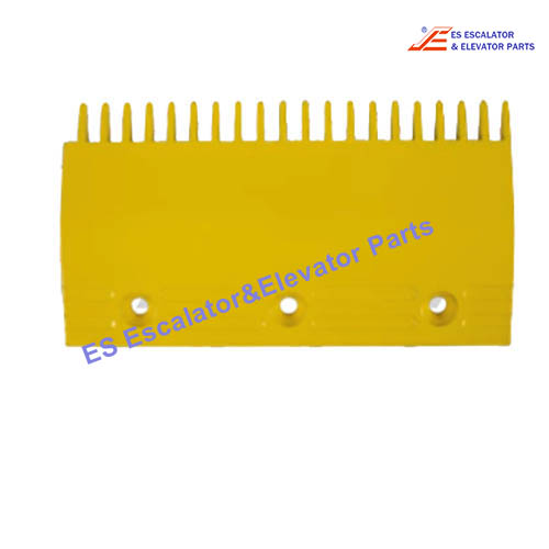 PFD63007002 Escalator Comb Plate Yellow Aluminum Center/LH-20T-203mm Use For Fujitec