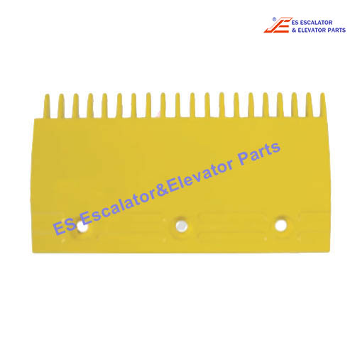 PFD63007001 Escalator Comb Plate Yellow Aluminum  RH-20T-203mm Use For Fujitec