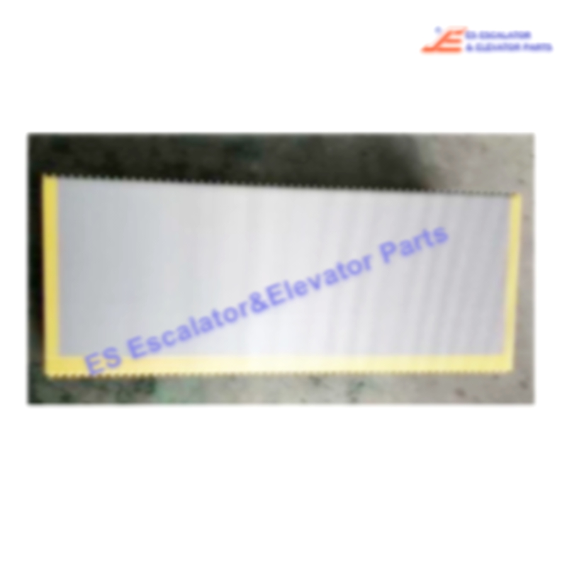 468549 Escalator Aluminum Step 70mm Roller 1000mm Silver With Yellow Demarcation