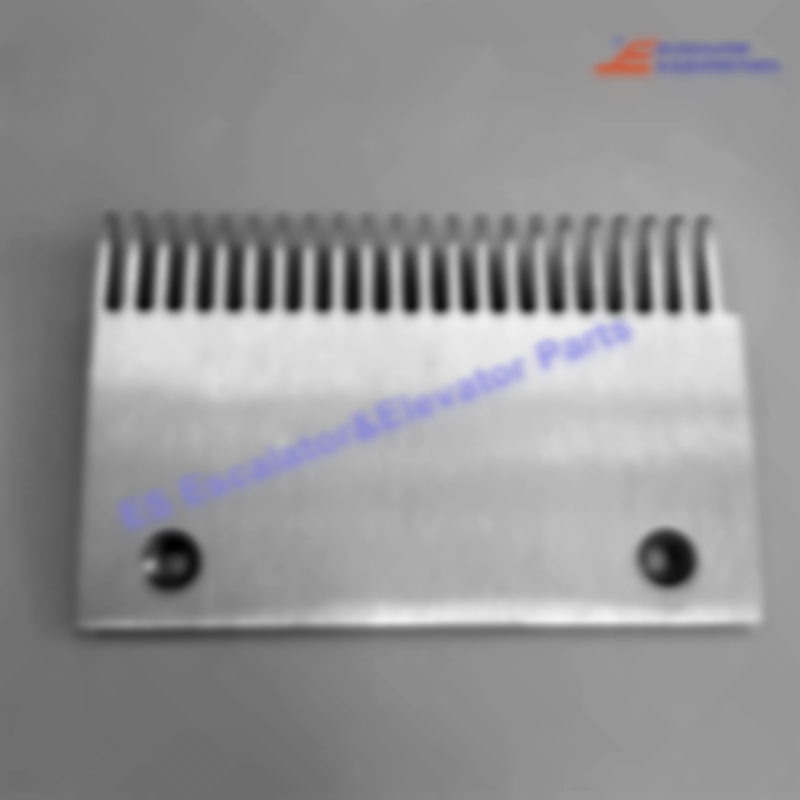 50644845 Escalator 9500 Comb Plate  199.4 X 128mm Tooth Pitch 9.068 Hole Spacing 145 22T Aluminum Right For 9500