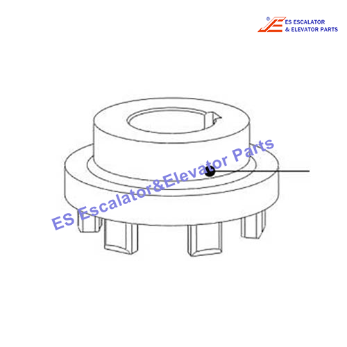 DAA218F1 Escalator Coupling  Coupling For EC-W Motor Use For Otis