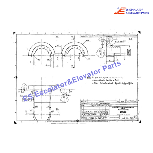 6011106 Escalator Bush   Use For Cnim