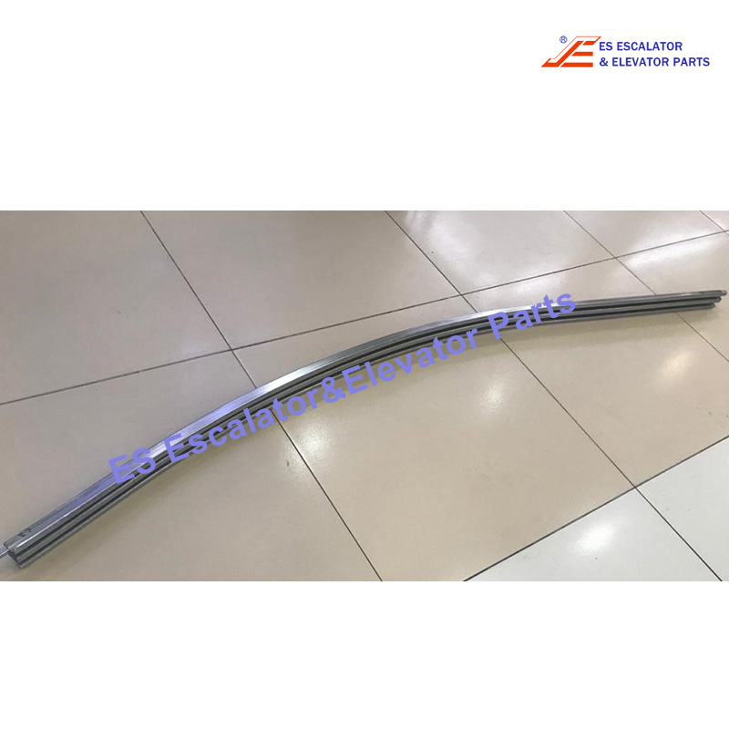 "SjecHandrialGuide  Escalator Handrial Guide Stainless Steel Lower Section Incline 30 Degrees Use For Sjec"