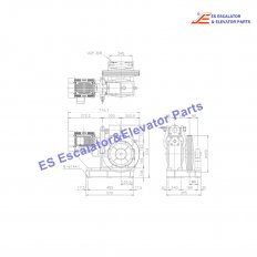 SK400-2A Elevator Traction Machine