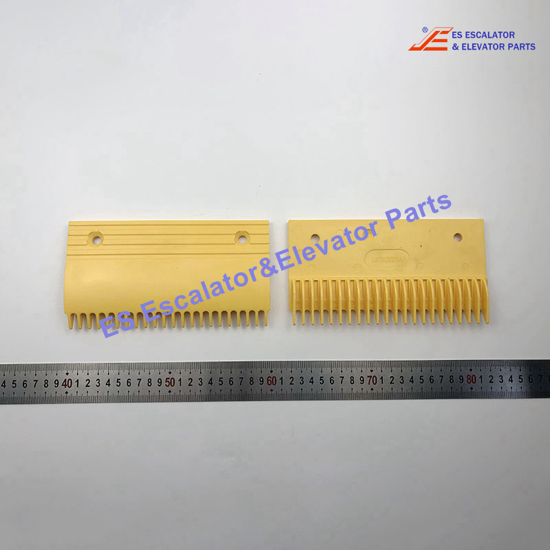 L47312023 Escalator Comb Plate Plastic Comb Board 22 Teeths Yellow Use For Hitachi