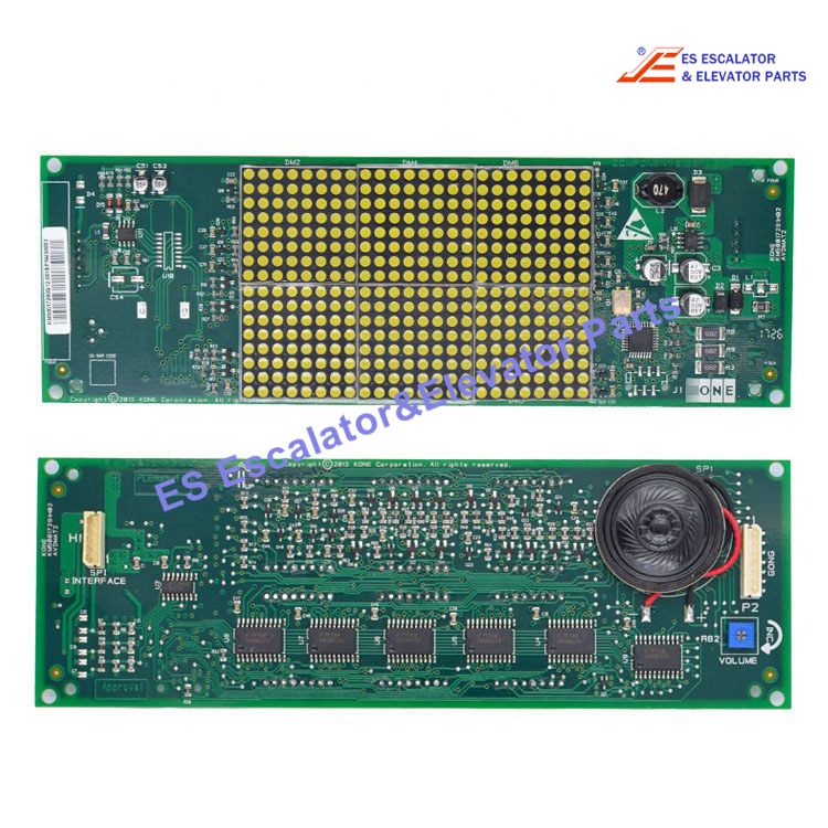 KM50017290G12 Elevator Display PCB Board  AVDMAT2 Assembly Use For Kone