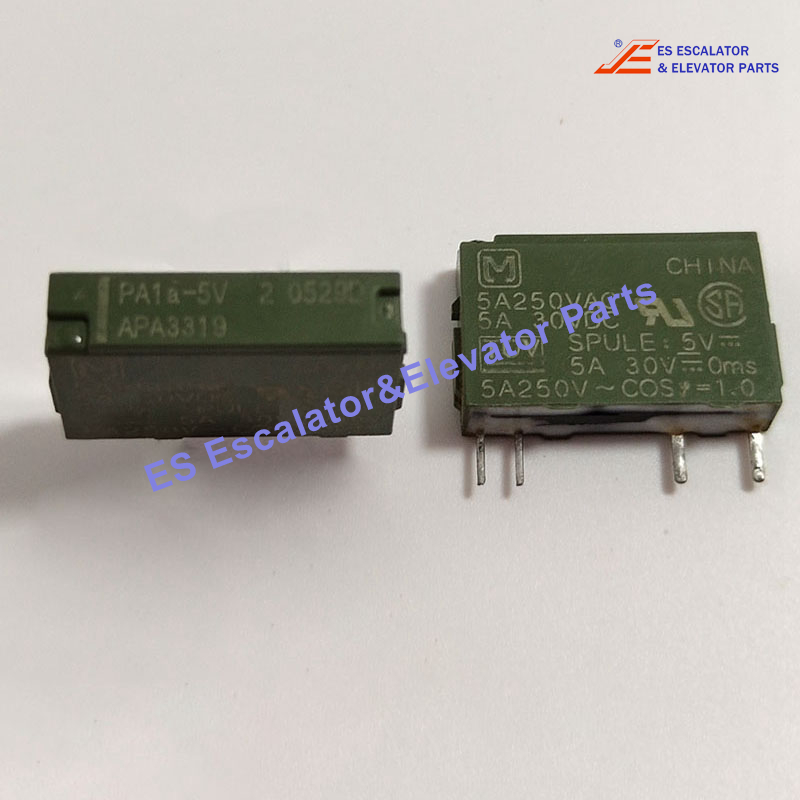 APA3319 Elevator PA Relays PA1a-5V Power:120mW Max. Switching Voltage 250V AC/30V DC Max. Switching Current 5A AC/5A DC Use For Other