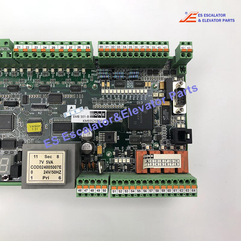 EMB 501-B KM935259G01 Escalator Motherboard  PCB EMB 501-B Use For Kone