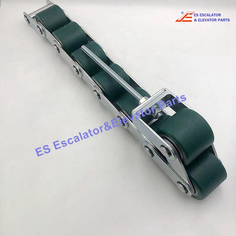 FUCH04 Escalator Handrail Tension Chain  Roller 76x 60-6004 Pitch 85mm 8 Rollers Use For Fujitec