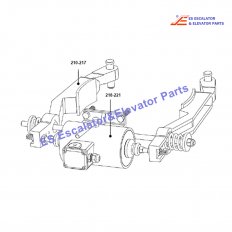 Escalator Parts XAA20400E679 Brake Lever