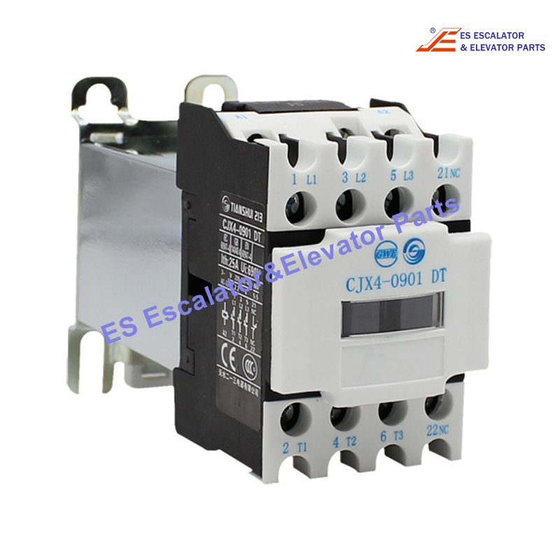 CJX4-0901DT Elevator Mute Contactor AC110V Current: 25A Poles: 3 Use For Other