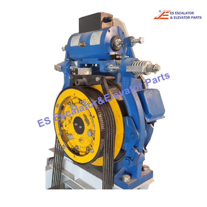 DAA20220AE4 Elevator PM Gearless Machine  Power:11.7KW Current:15.2A Voltage:513V Frequency:26HZ Use For Otis