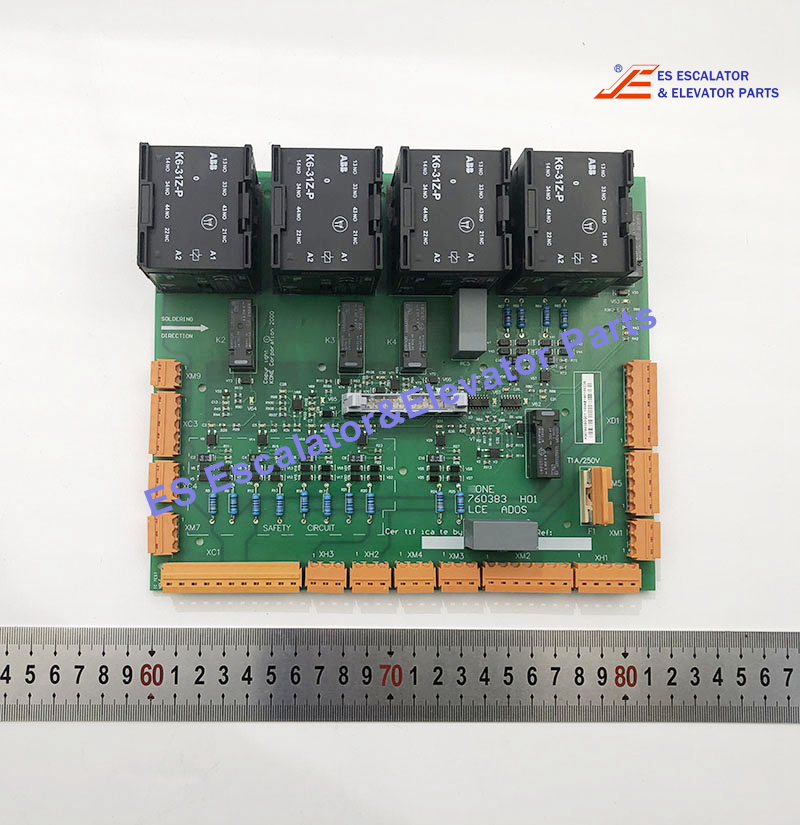 KM760383H01 Elevator PCB Board LCEADOS Board 230V Use For Kone