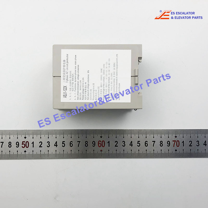 ABJ1-122X Elevator Protection Relay  3 Phase AC Voltage : 240VAC 24VDC Current : 1A (AC-14  DC-13) Use For Otis