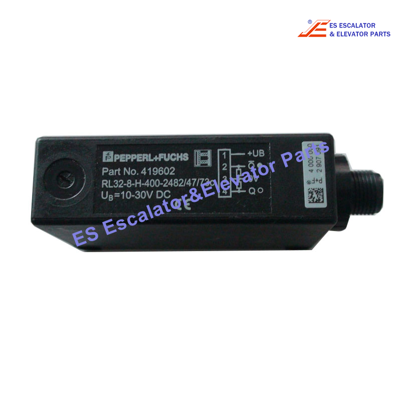 RL32-8-H-400-2482 Elevator Background Suppression Sensor   With 4-pin M12 x 1 Plastic Connector Use For Pepperl+Fuchs