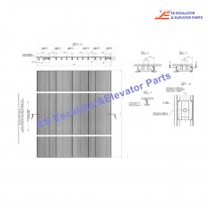 GAA457HD17 Escalator Floorplate