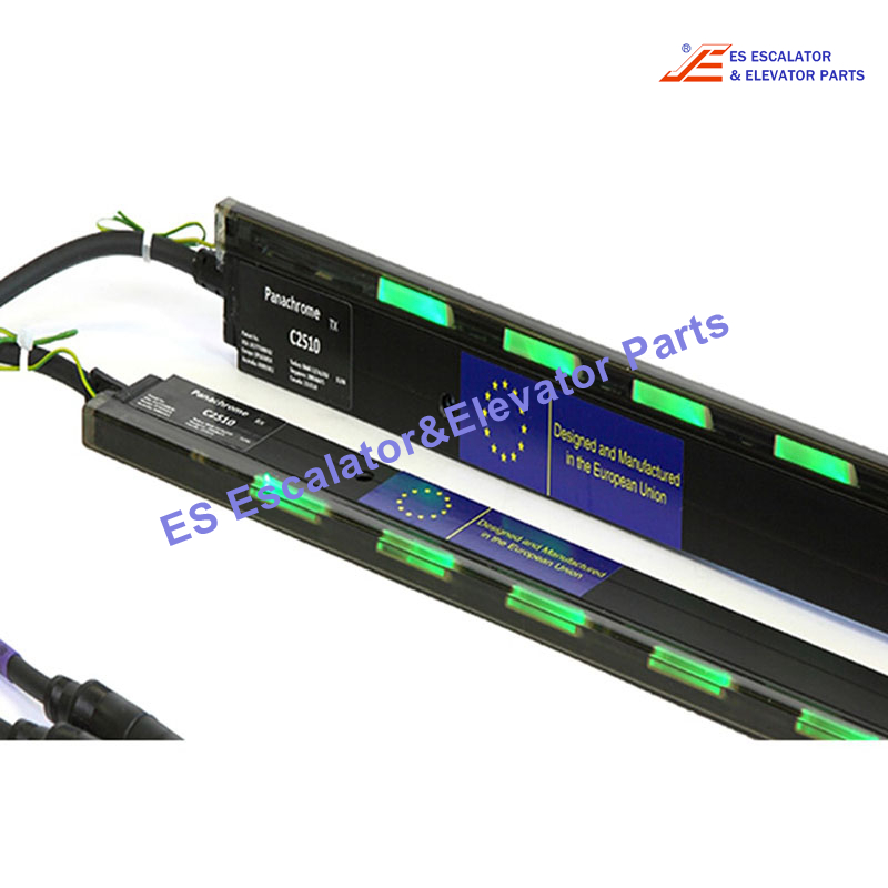 PY02867 Elevator Light Curtain Memco C3510 000 + C3850 000 154 & 2D Beams With IP65 154 Beams Red / Green Colored LEDS Connection Cables L = 4m With Connector 230 VAC - 24 VDC Use For Other