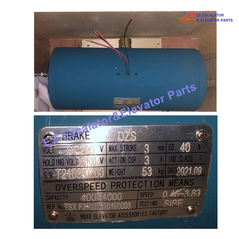 DZS165-L Elevator Brake Coil Traction Machine DZS AC220V 3A Use For Xinda