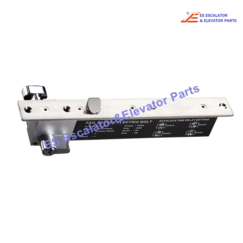 YB-600C(LED) Elevator Crossbar Lock  For Access Control System Size:260x30x48mm Voltage:12VDC Current:1200mA Working Current:200mA Lock Core Strength 304 Stainless Steel Polishing Treatment Use For YLI