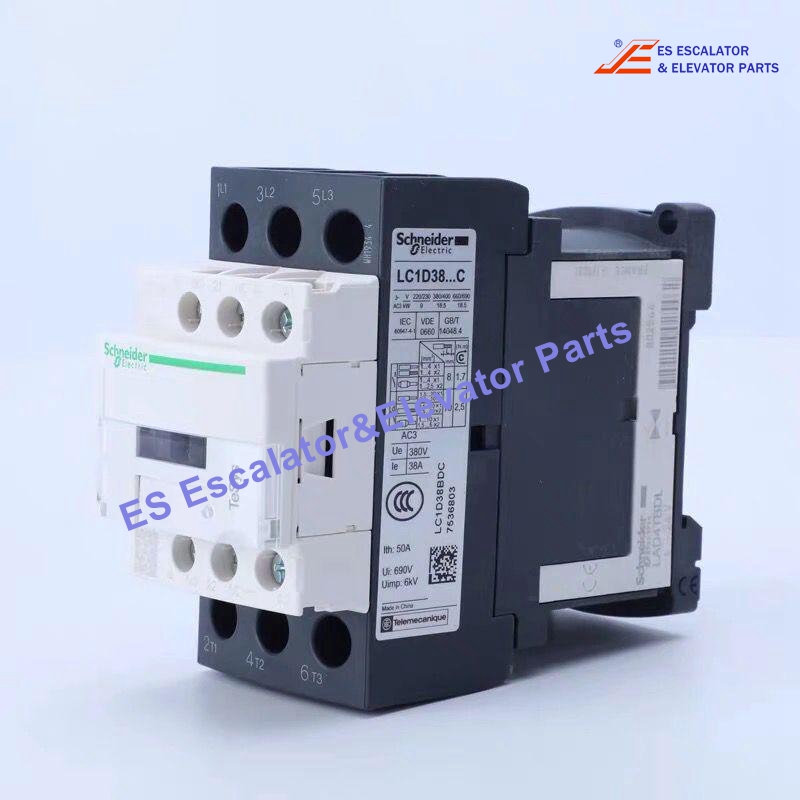 LC1D09EDC Elevator AC Contactor  48V 4 Pole 9A 220VDC Use For Schneider