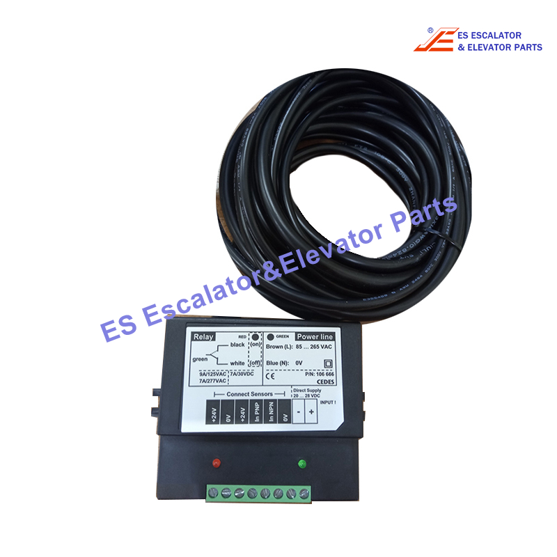 CSA B44.1 ASME A17.5 Elevator Power Line Converter CEDES Light Curtain Supply Voltage:85-265 VAC Input Current:Max.100mA Output:Max.250mA Relay Output:125VAC/9A 277 VAC/7A 30VDC/7A Use For Kone
