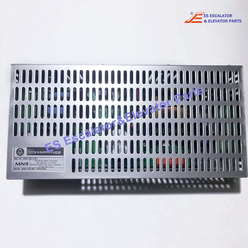 65410003700 Elevator Scheda Alimentatore MN9  Rated AC Input Voltage: 180-265 VAC / 47 -63 Hz Rated Output Voltage / Current: 24 VDC 2% / 10.5 A Use For ThyssenKrupp