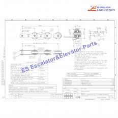 KM51726271 Escalator Pallet Chain